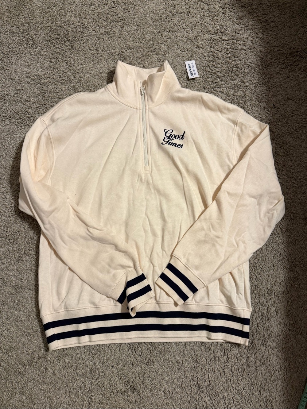 Old Navy half zip sweatshirt